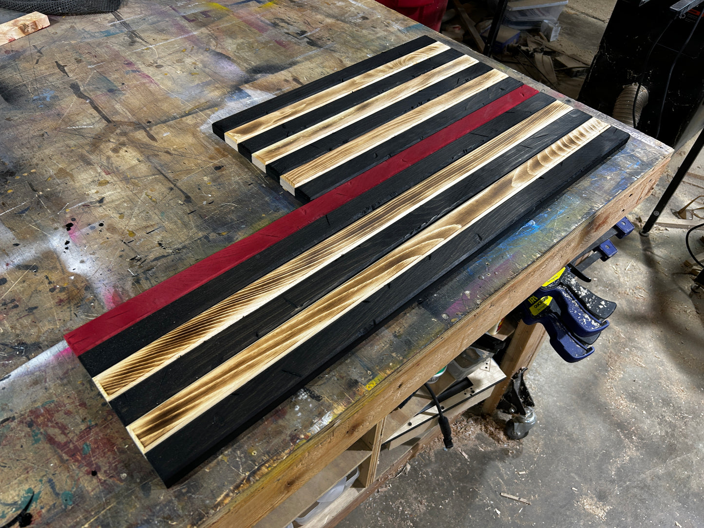 20X36 Wooden Fire Fighter Flag
