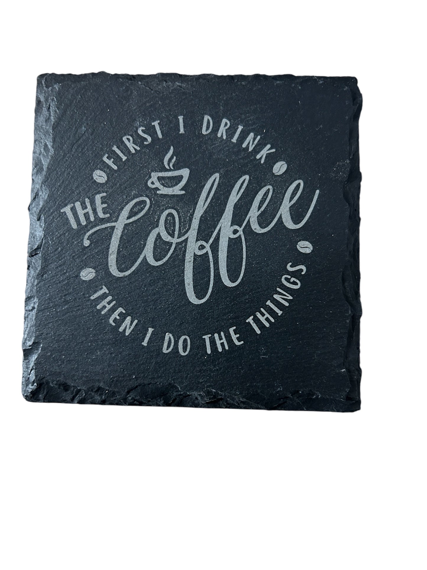 4X4 Slate Coasters, set of 1