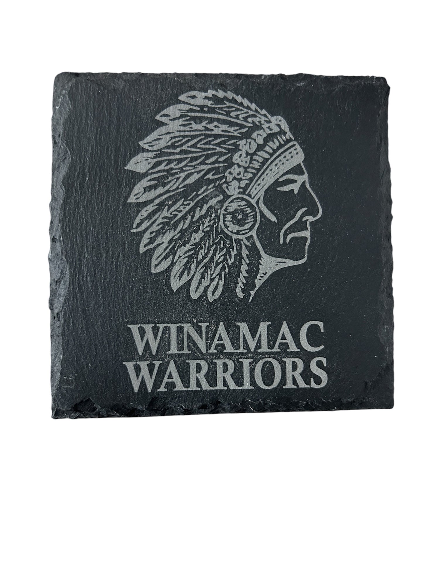 4X4 Slate Coasters, set of 1