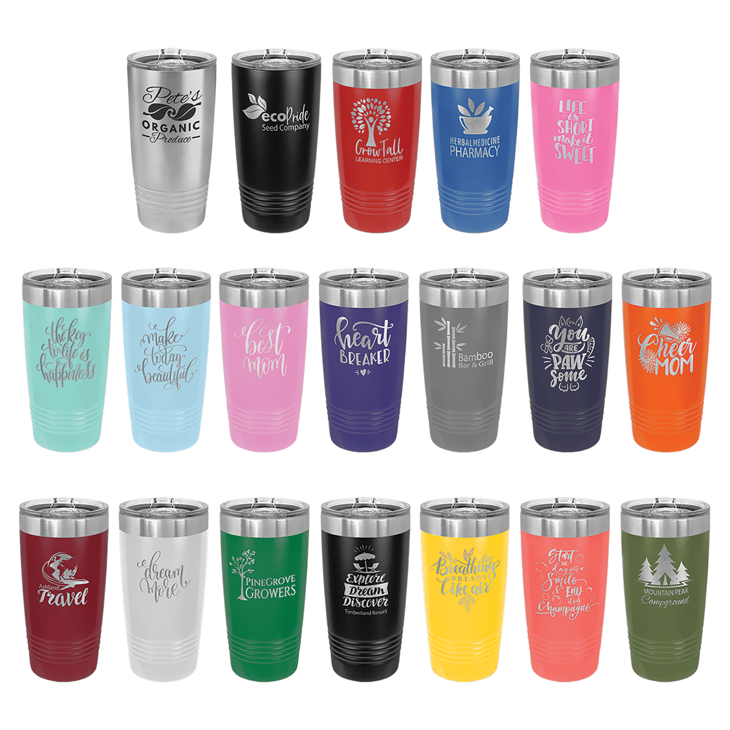 Polar Camel 20 oz. Insulated Ringneck Tumbler with Slider Lid