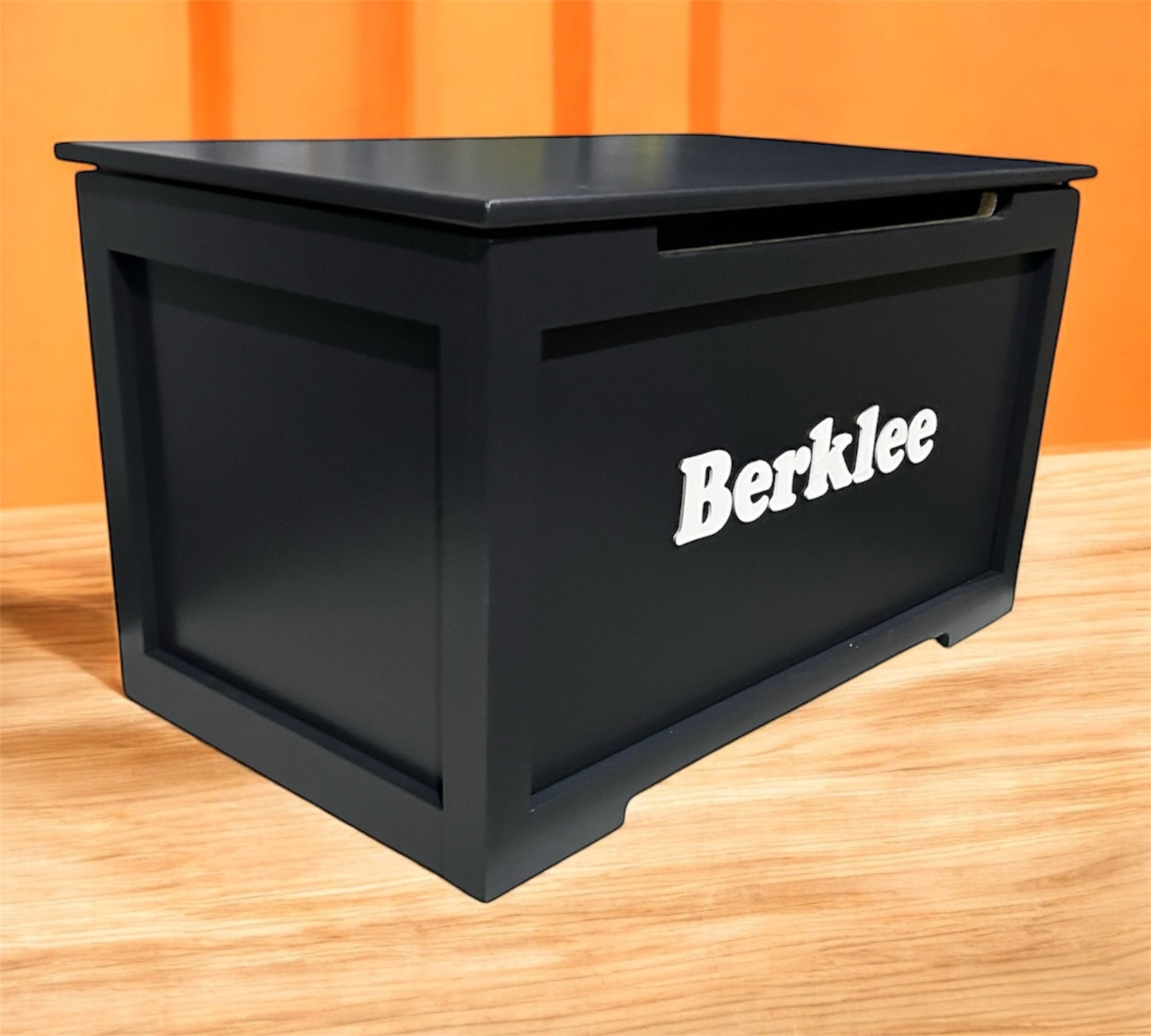 Toy Box 37" wide, 21 tall and 21 deep.