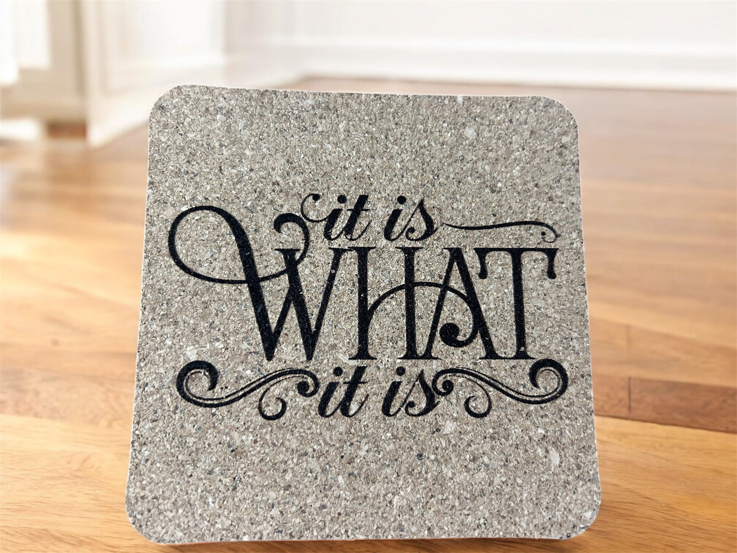 4" x 4" Square Cork Coaster