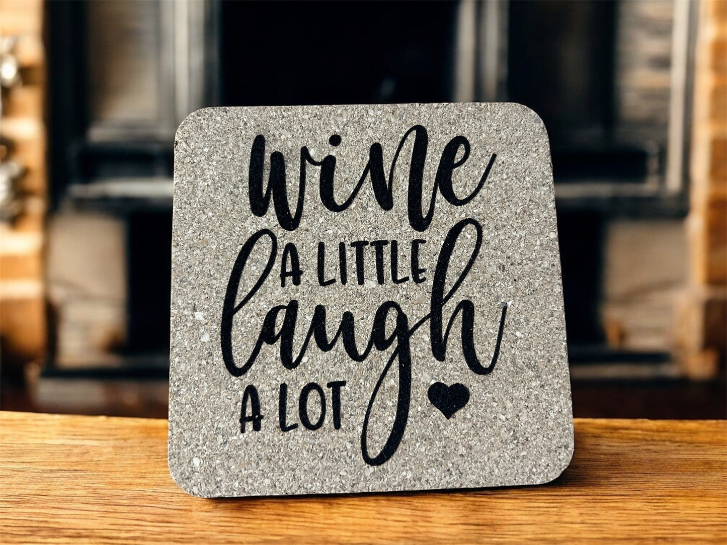 4" x 4" Square Cork Coaster
