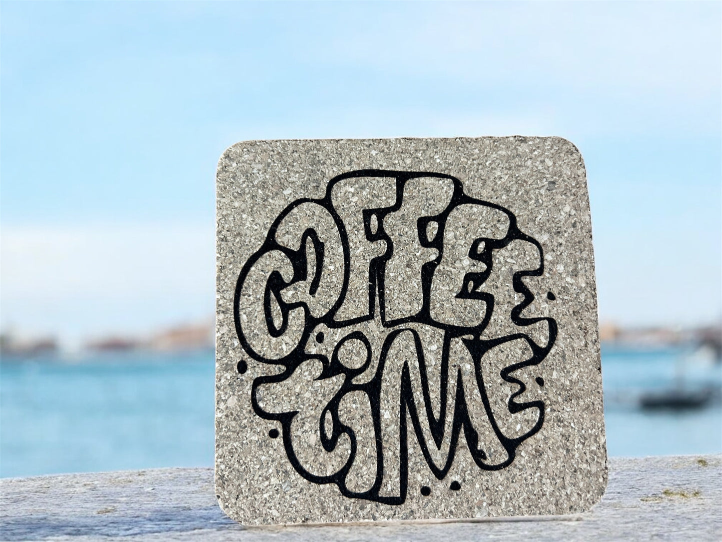 4" x 4" Square Cork Coaster