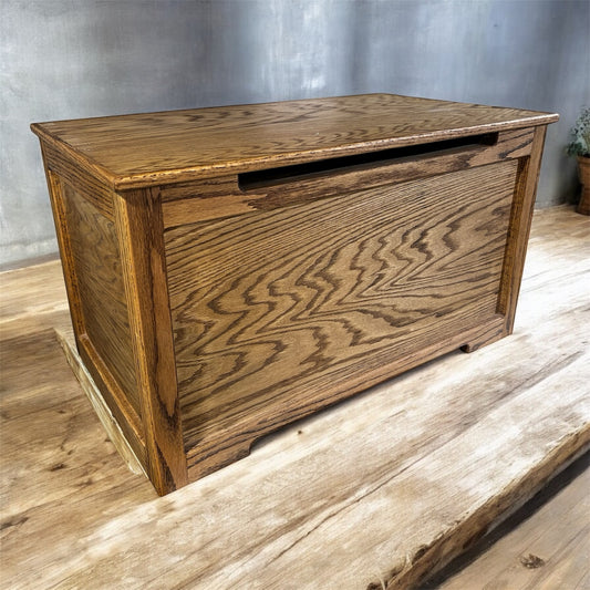 Toy Box 37" wide, 21 tall and 21 deep.