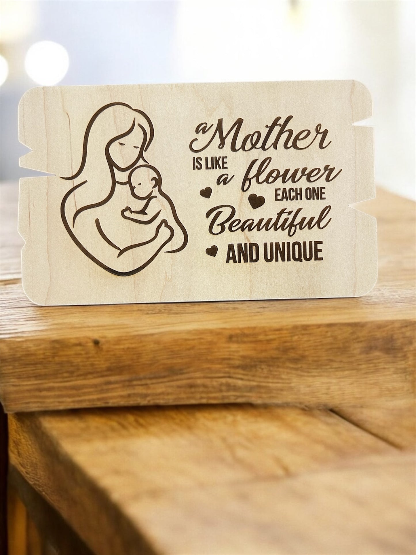 Mother's Day Wooden Cards