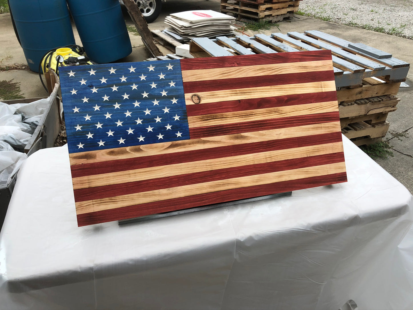 32"X 17" American Flag